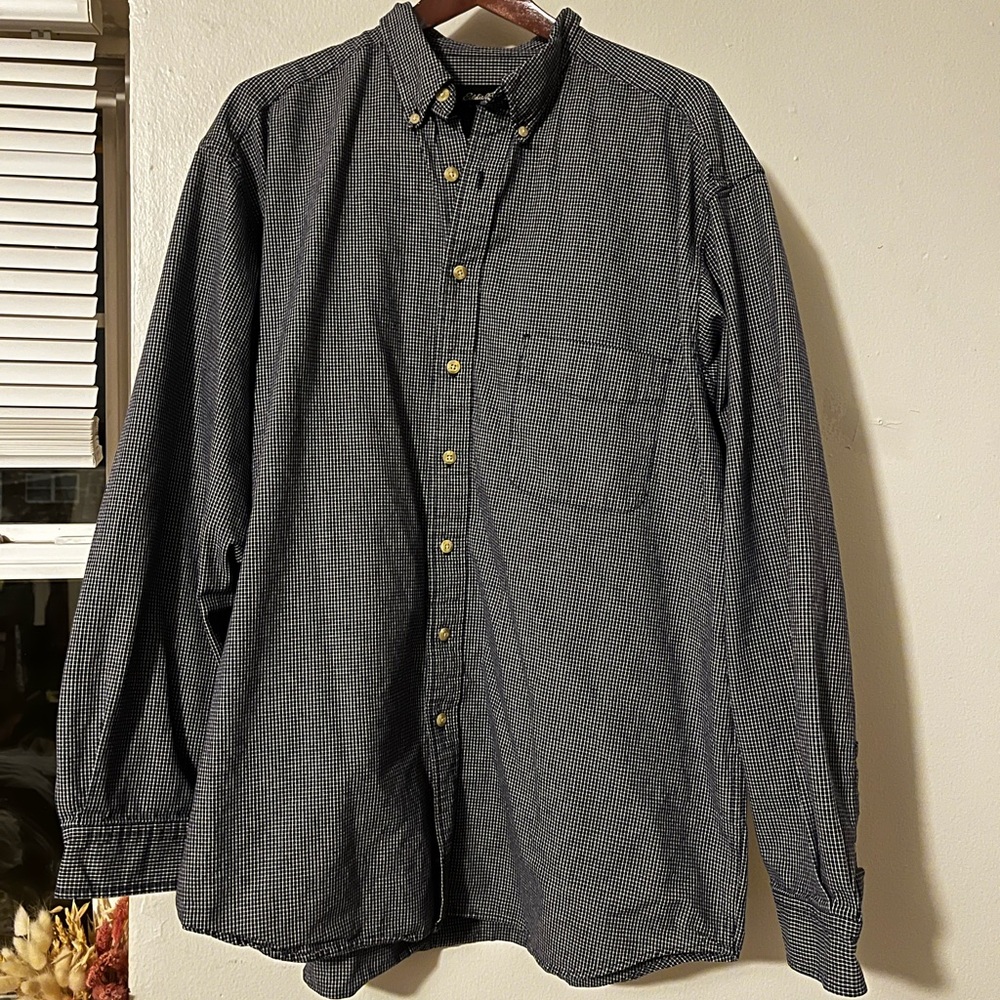 Eddie Bauer XL Thick Dress/Casual Shirt